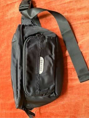 Black Waist Bag - Compact Stroller Organizer